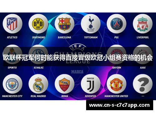 欧联杯冠军何时能获得直接晋级欧冠小组赛资格的机会